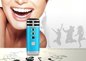 Auto- cantando mini <span class=keywords><strong>cantar</strong></span> <span class=keywords><strong>karaoke</strong></span> micrófono jugador del ordenador portátil para el teléfono móvil mp3 mp4 - Product Image 1