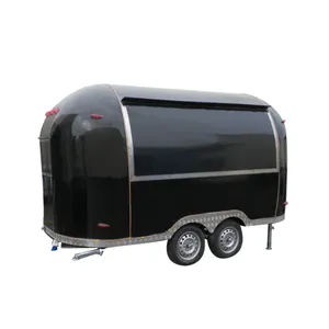 New arrival bagel food cart / mobile fast food van for wending snack