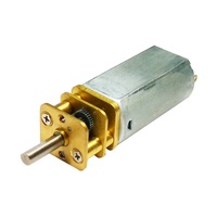 Motor DC 3V 80RPM 13mm Persegi dengan Magnet Sikat Permanen untuk Sepeda Listrik, Timbangan Elektronik, dan Robot