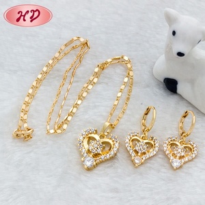 Fashion 18K Fine Gold Plated Bridal Jewelry <strong>Sets</strong> Dubai <strong>Women</strong> Wedding <strong>Jewellery</strong> <strong>Sets</strong> - Product Image 4