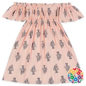 아기 소녀 파티 드레스 어린이 인쇄 멋진 Frock 디자인 파티 착용 서양 여름 3 세 소녀 드레스