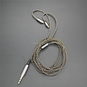 หูฟังแบบครอบหู MMCX 6N,สายหูฟัง Earbud ทดแทน Silvered MMCX SE215สำหรับ Shure/Westone/Sonny SE535/SE325/UE900 - Product Image 4