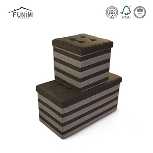 Moderna mesa de café espuma almacenamiento PUF reposapiés cubo asiento Otomano - Product Image 5