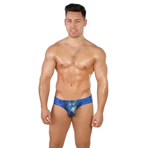 Importers of chinese products animal printed cool pattern sexy mens thong underwear