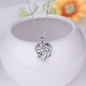 Collana in Argento Sterling 925 per <span class=keywords><strong>Mamma</strong></span> e Figlia - Product Image 4