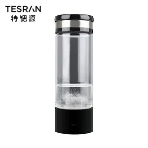 2024 Portable Glass Hydrogen Water Bottle Alkaline Ionizer For Car/RV Use Filtered Drinking Water Rich In Electrons