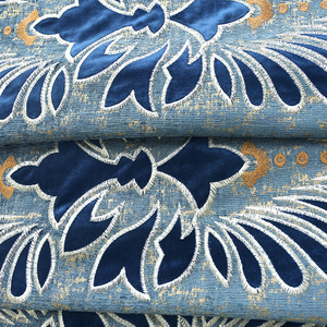 Di alta qualità elegante ricamato ciniglia jacquard <span class=keywords><strong>tessuto</strong></span> per <span class=keywords><strong>tenda</strong></span> - Product Image 3