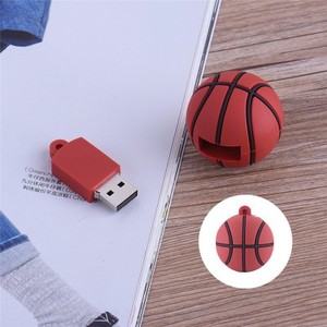 บาสเกตบอล USB แฟลชไดรฟ์สําหรับเด็กแฟลชดิสก์สําหรับเด็กแจกกีฬา 1GB 2GB 4GB 8GB 32GB 64GB USB 2.0 ความจุจริง - Product Image 6