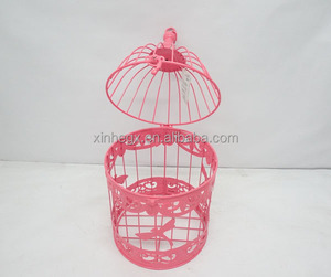 XH üstü açık dekoratif Metal kuş kafesleri düğün için - Product Image 2