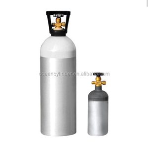 Cylindre de gaz en aluminium, de <span class=keywords><strong>CO2</strong></span> en acier inoxydable, 13,4 l/20lbs - Product Image 1