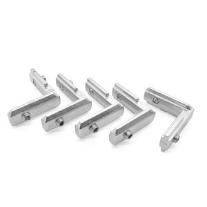 2020 T-슬롯 L자형 알루미늄 프로파일 내부 코너 브래킷 커넥터 M4 나사 호환 커넥터 액세서리 2020 알루미늄용 - Product Image 3