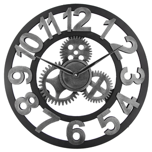 <span class=keywords><strong>Orologio</strong></span> <span class=keywords><strong>da</strong></span> <span class=keywords><strong>Parete</strong></span> al Quarzo Moderno <span class=keywords><strong>da</strong></span> 58CM con Display a Lancette, Materiale in MDF, Decorazione per Soggiorno e Casa - Product Image 5