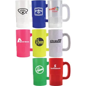 Cheap Custom logo Plastic Beer Stein for promotional