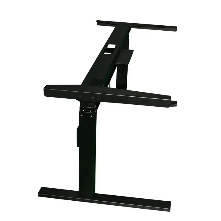 Computer Modern Ergonomic Height Frame Standing Sitting Adjustable Dual Motor Automatic Sit Stand Up Desk