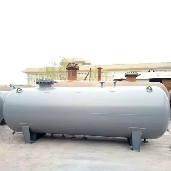 Estação de gás liquefeito usado pequeno 5m3 lpg tanque de armazenamento 5000 litros tanque de gás lpg