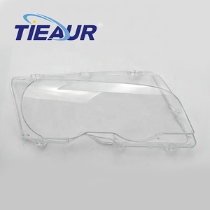 Système d'éclairage automatique TIEAUR Couvercle de lentille de <span class=keywords><strong>phare</strong></span> de <span class=keywords><strong>phare</strong></span> de style ancien en verre plastique transparent pour E46 1998-2001 ans - Product Image 4