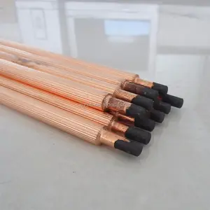 Copper Electrode DC Copper Coated Jointed Arc Air Gouging Carbon Electrode Rod 8*430mm