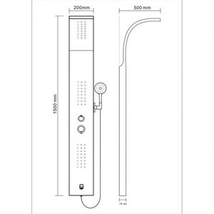 Importateur <span class=keywords><strong>De</strong></span> Chinois Produit Coin <span class=keywords><strong>Douche</strong></span> <span class=keywords><strong>Colonne</strong></span> <span class=keywords><strong>De</strong></span> <span class=keywords><strong>Douche</strong></span> <span class=keywords><strong>De</strong></span> Massage Colonnes - Product Image 5