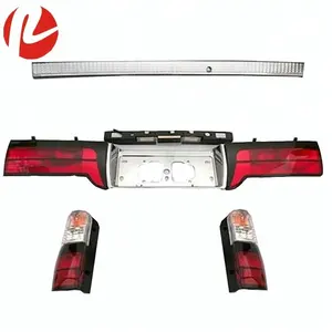 212-19C4 Hiace 2000 new crystal rear bumper board tail light with chrome strip bar