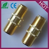 Conector Hembra para Montaje en Chasis, Contacto de Níquel, 50/75 Ohm RG59 RG6 para Aplicaciones de Audio y Video