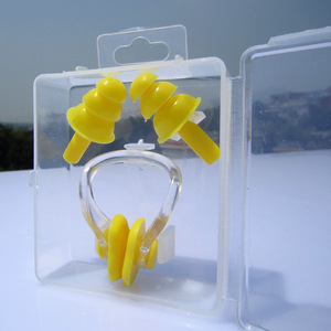 Juego de tapones para <span class=keywords><strong>los</strong></span> oídos para natación, Clip para la nariz, resistente al agua, con logotipo personalizado, a precio de fábrica, tapones para <span class=keywords><strong>los</strong></span> oidos - Product Image 5