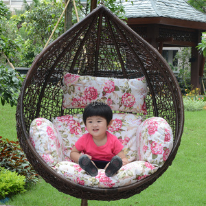 เก้าอี้หวายสำหรับเด็กดีไซน์ทันสมัยสำหรับใช้ในร่ม/กลางแจ้งใช้สำหรับระเบียงห้องนอน - Product Image 2