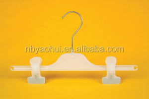 Đen nhựa dưới quần móc áo cho vải cửa hàng quần áo hiển thị móc áo nhà máy bán - Product Image 5