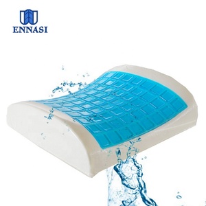 Làm mát Gel Bộ nhớ bọt xe Ghế văn phòng Ghế đệm dệt kim thấp hơn thắt lưng trở lại hỗ trợ đọc sách giường còn lại gối cho áp lực - Product Image 6