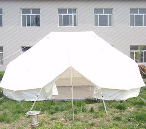 Tente <span class=keywords><strong>de</strong></span> camping en toile <span class=keywords><strong>de</strong></span> luxe pour hommes, perche à double pôle, style empire - Product Image 2