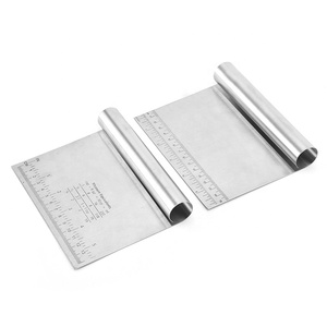 Stainless Steel Pizza Dough <strong>Cake</strong> Scraper High Quality Pizza Dough Scraper Scraper Cutter Kitchen Flour Pastry <strong>Cake</strong> <strong>Tool</strong> - Product Image 2