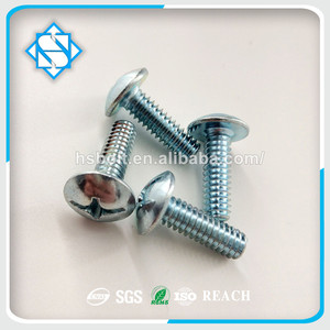 Cabeza de oblea <span class=keywords><strong>Phillips</strong></span> Tornillo de cabeza plana autorroscante Tornillo de máquina Chapado en zinc con cabeza de armazón y ranura <span class=keywords><strong>Phillips</strong></span> En stock - Product Image 3