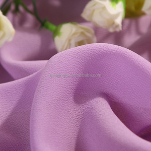 Factory wholesale cheap high twisted polyester <strong>blue</strong> chiffon <strong>material</strong> - Product Image 3