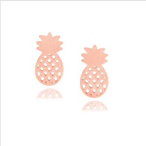 EM1064 Dainty Mini Placcato Oro Aereo <span class=keywords><strong>Cactus</strong></span> Dog Paw Print Ananas Della Vite Prigioniera <span class=keywords><strong>Orecchini</strong></span> per Le Donne Ragazze - Product Image 2