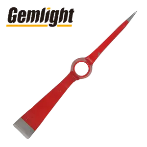 Pioche portable en acier au carbone 404 rouge 1,5 kg 2,0 kg 2,5 kg – Outil de jardinage en métal – Vente de pioches - Product Image 1