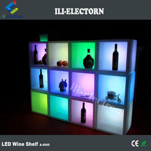 الصمام مضيئة مكعب يعرض متوهجة زجاجة عرض موقف - Product Image 2