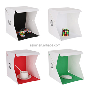 Katlanır taşınabilir Lightbox stüdyo fotoğraf çekmek LED küçük fotoğraf stüdyosu kutusu (3 farklı boyutları) - Product Image 4