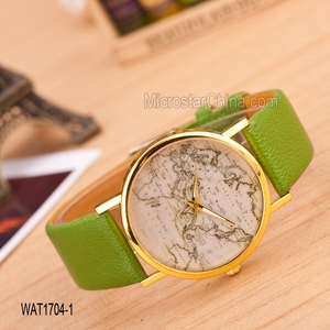 Popular vogue hot selling around word map print watches - Product Image 2