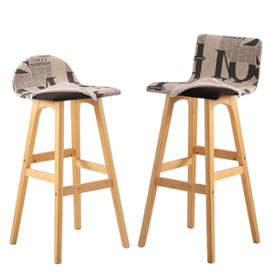 Taburete de Bar de madera con respaldo elegante más Popular a <span class=keywords><strong>precio</strong></span> competitivo - Product Image 3