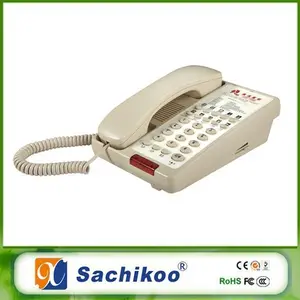 Weatherproof Classic Hotel Room Basic Speed Button Telephone With LOGO Faceplate Printing