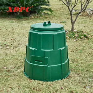 130l 150l cocina residuos de alimentos cubo de basura de plástico compost bin