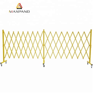 <span class=keywords><strong>Barrière</strong></span> <span class=keywords><strong>accordéon</strong></span> temporaire en aluminium personnalisée MAXPAND, clôture métallique extensible, clôture de sécurité pour entrepôt - Product Image 1