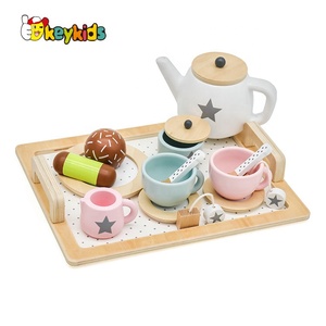 <span class=keywords><strong>Set</strong></span> <span class=keywords><strong>da</strong></span> Tè in Legno per Bambini con Vassoio, <span class=keywords><strong>Giocattolo</strong></span> Popolare per il Pomeriggio W10B318 - Product Image 3