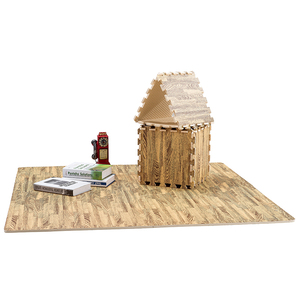OEM aislamiento anti-deslizamiento de grano de madera de rompecabezas de enclavamiento piso mat con tamaño personalizado - Product Image 6