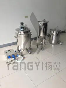 Hot sale stainless steel tumbuk tun minuman ketel peralatan rumah pembuatan bir bir fermentor