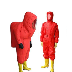 Tuta Protettiva Chimica Resistente all'Acido Solforico, Tuta di Sicurezza Industriale Usa e Getta per Materiali Pericolosi e Nucleari - Product Image 3