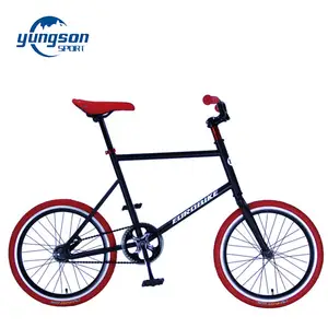 Mini bicicleta fixa para crianças, design de moda 20 polegadas, engrenagem fixa para bicicleta barata, 11kg para crianças