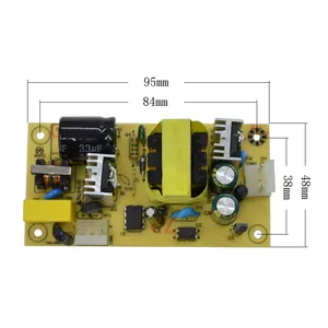 खुली सीमा एसी डीसी अनुकूलक 12V 3A बिजली की आपूर्ति