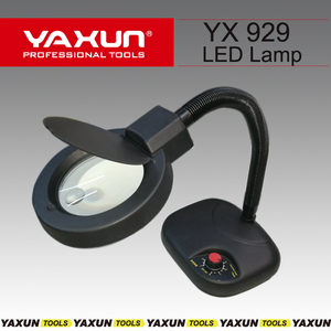 YAXUNYX929調整可能な明るさデスクトップLED電子拡大鏡拡大鏡ツールライト付き - Product Image 2
