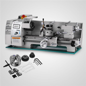 220V Nueva máquina de torno de metal horizontal de cama plana 50-2500 RPM Torno de velocidad <span class=keywords><strong>variable</strong></span> - Product Image 5