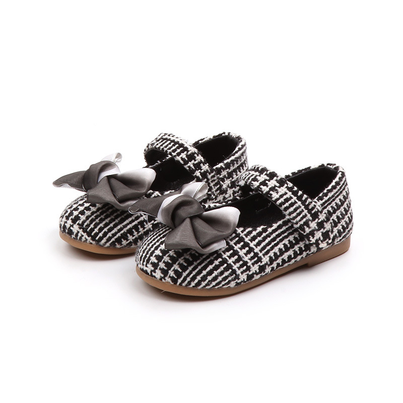 New arrival big bow princess girl kids casual shoes